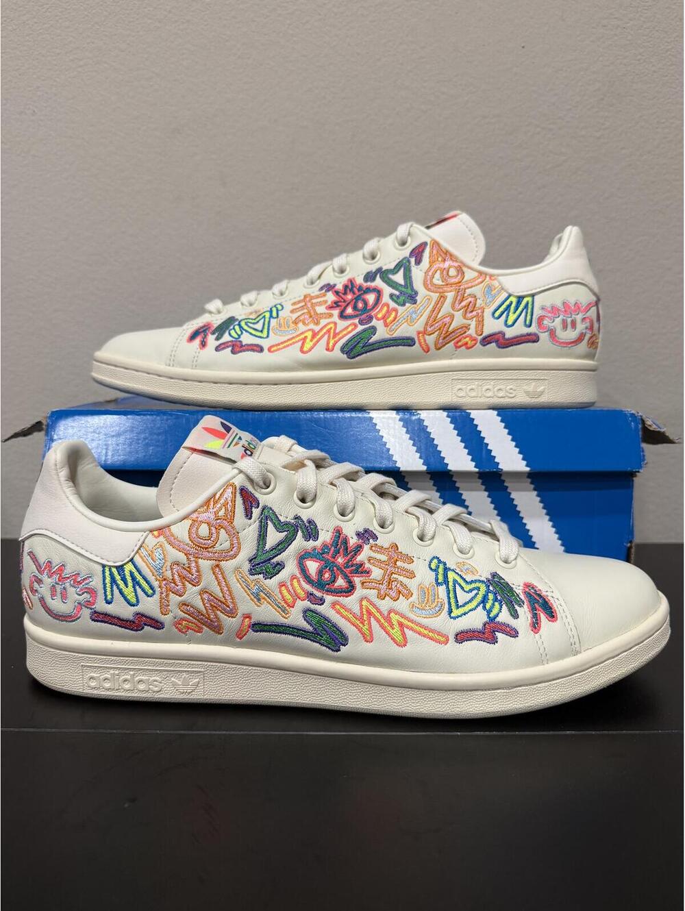Size 12 - Kris Andrew Small x Adidas Stan Smith “Pride”